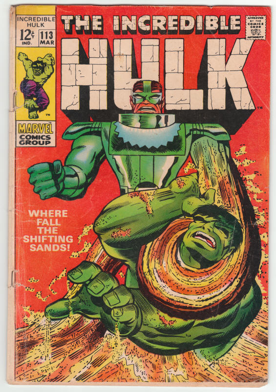 Incredible Hulk #113 front cover