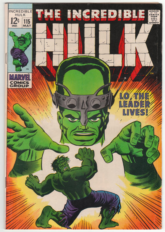 Incredible Hulk #115 front cover