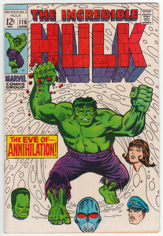 Incredible Hulk #116 front cover