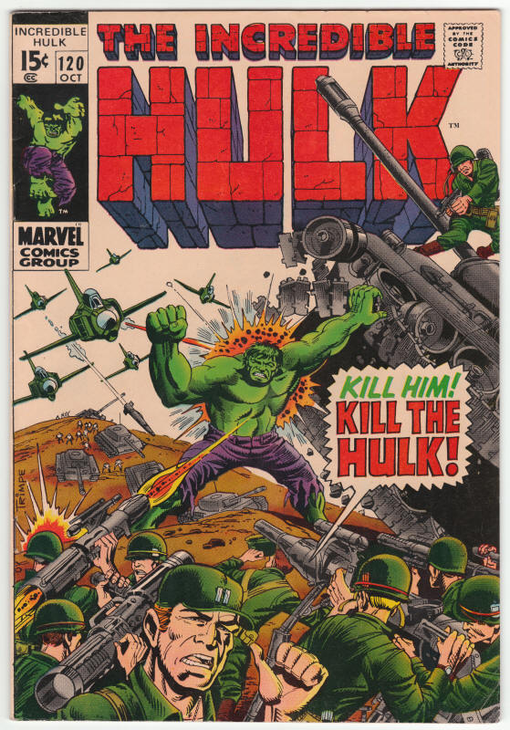 Incredible Hulk #120 front cover