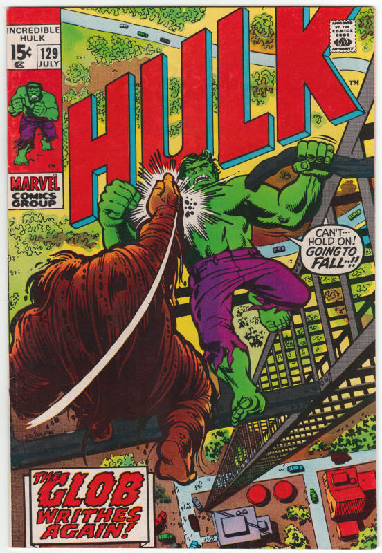 Incredible Hulk #129 front cover