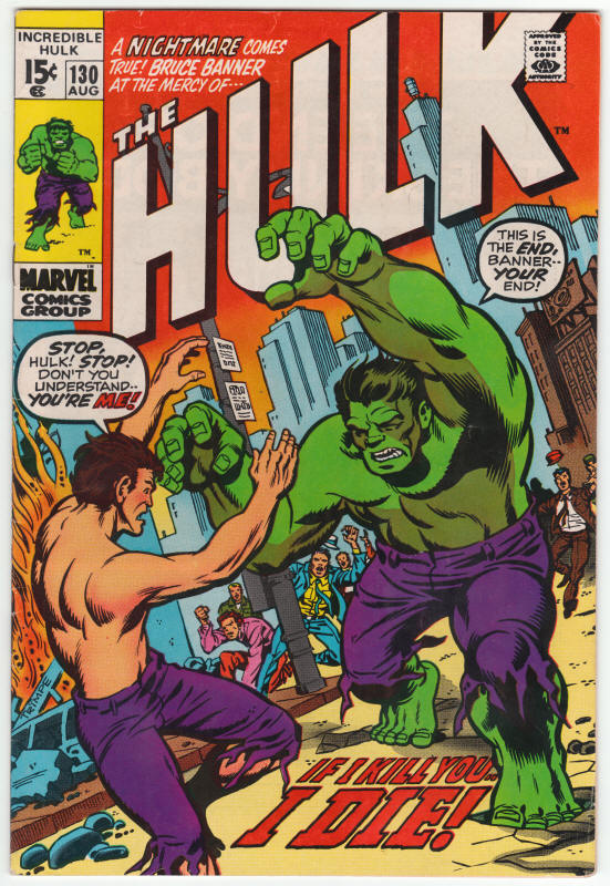 Incredible Hulk #130 front cover