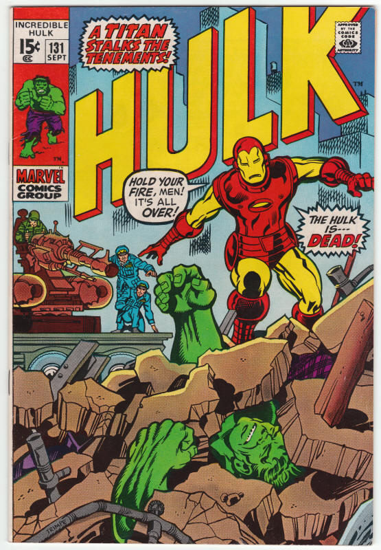 Incredible Hulk #131 front cover