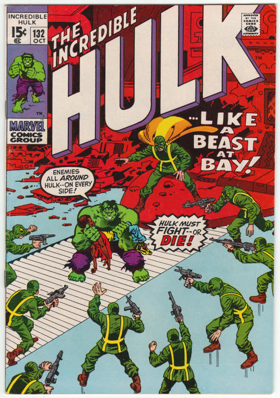 Incredible Hulk #132 front cover