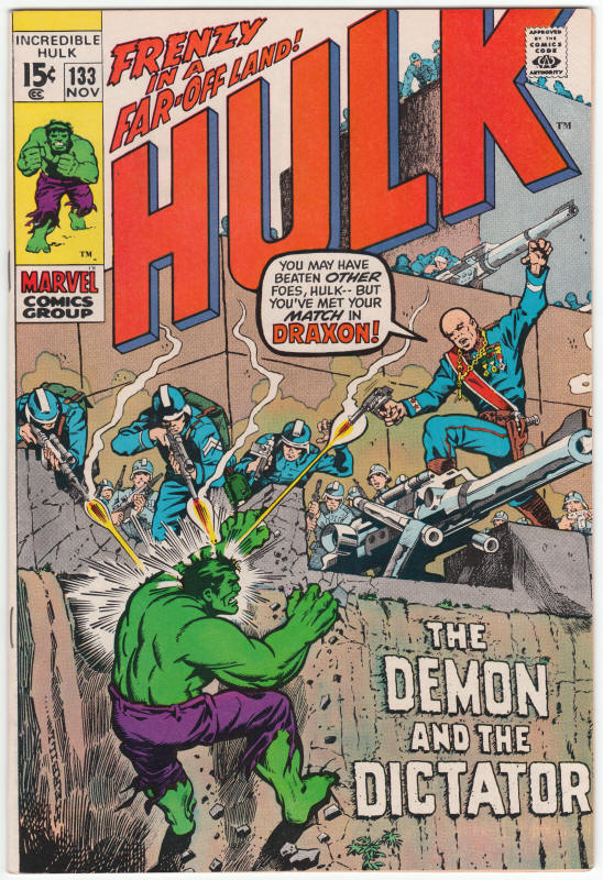 Incredible Hulk #133 front cover