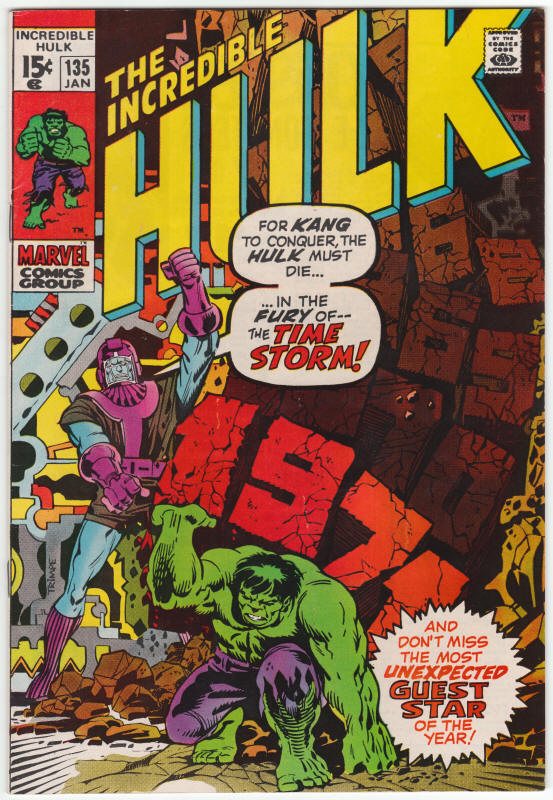 Incredible Hulk #135 front cover