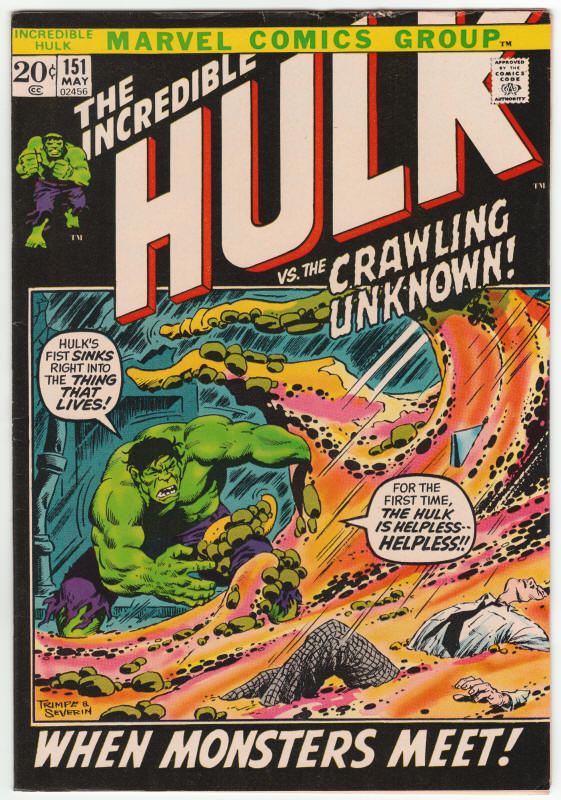 Incredible Hulk #151 front cover