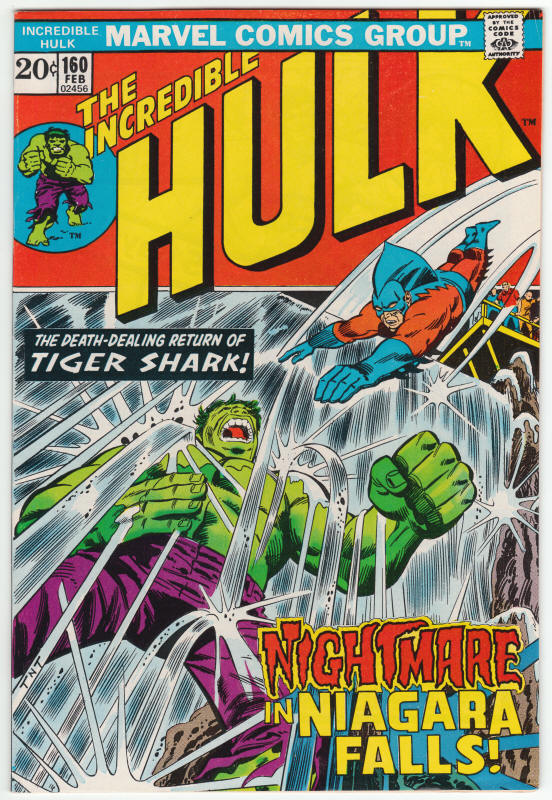 Incredible Hulk #160 front cover