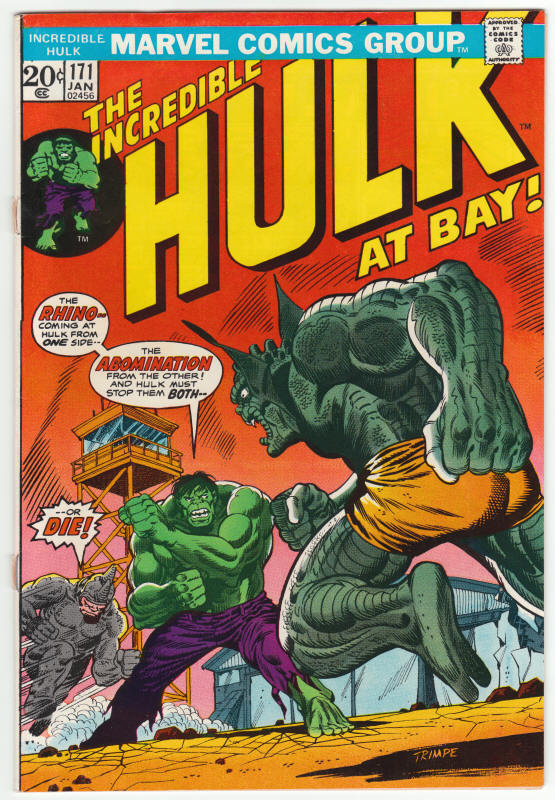 Incredible Hulk #171 front cover