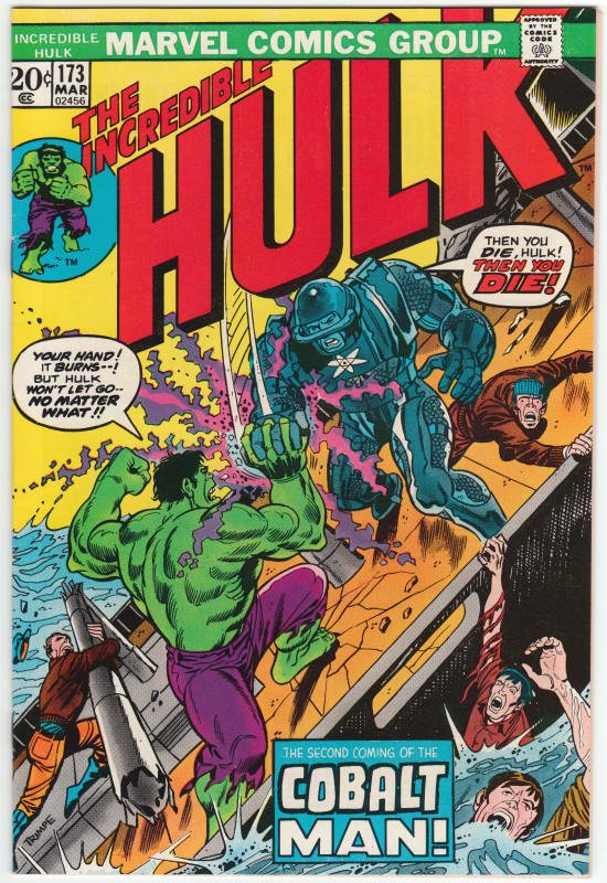 Incredible Hulk 173 front cover