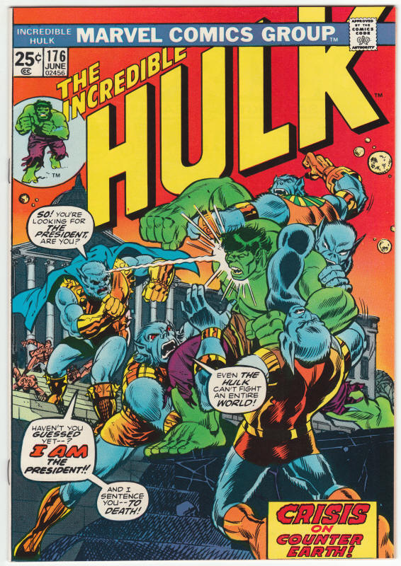 Incredible Hulk #176 front cover