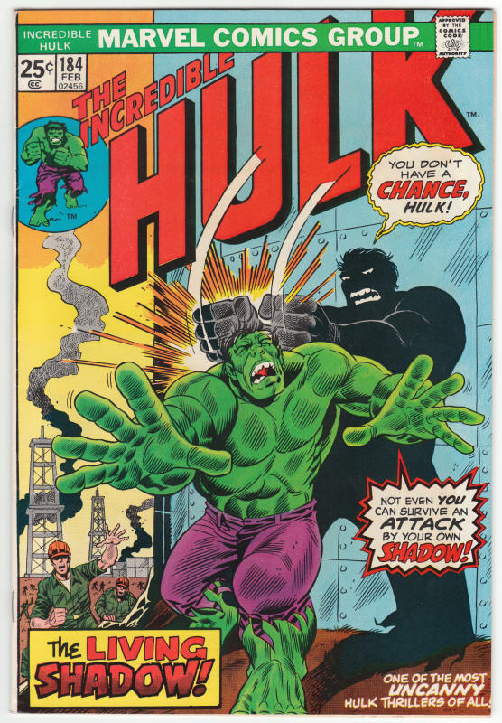 Incredible Hulk #184 front cover