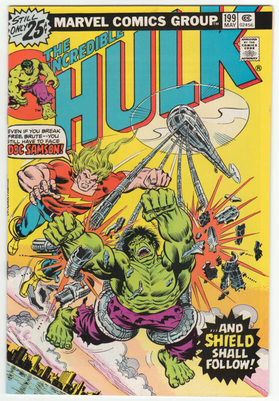 Incredible Hulk #199 front cover