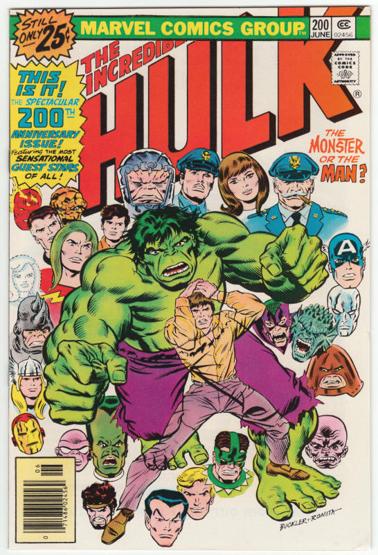 Incredible Hulk #200 front cover