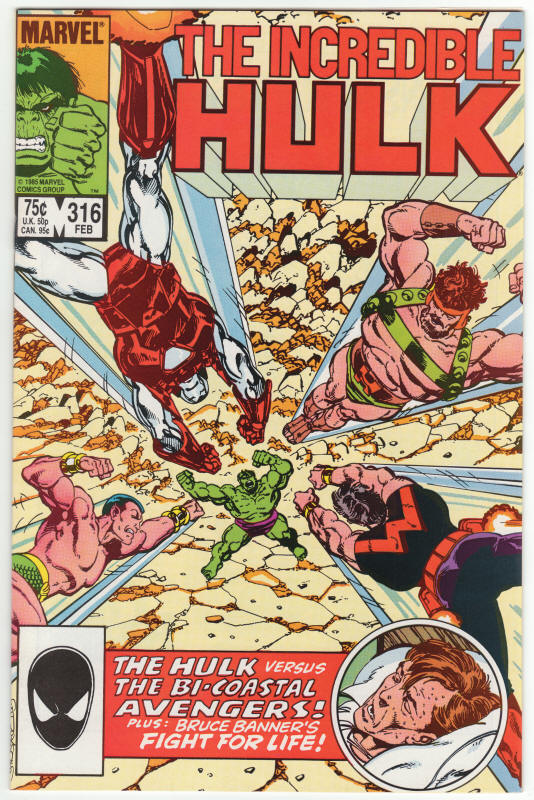Incredible Hulk #316 front cover