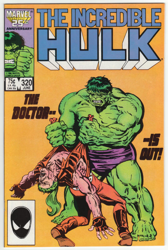 Incredible Hulk #320 front cover