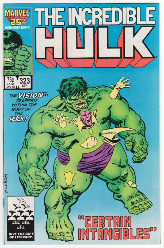 Incredible Hulk #323 front cover