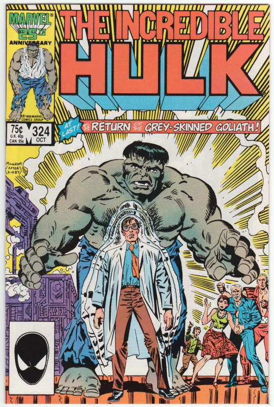 Incredible Hulk #324 front cover