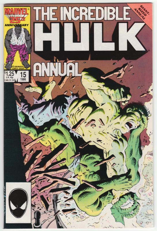 Incredible Hulk Annual #15 front cover