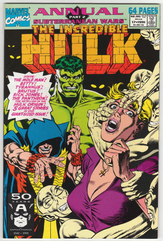 Incredible Hulk Annual #17 front cover