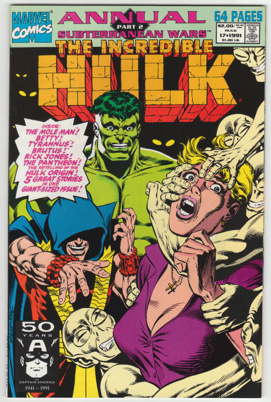Incredible Hulk Annual #17 front cover