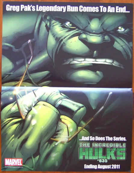 Incredible Hulks #635 Marvel Comic Book Promo Poster