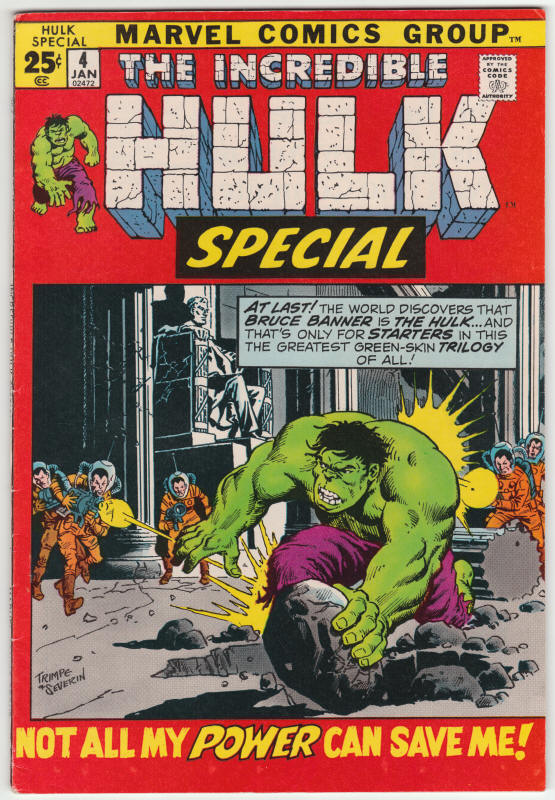 Incredible Hulk Special #4 front cover