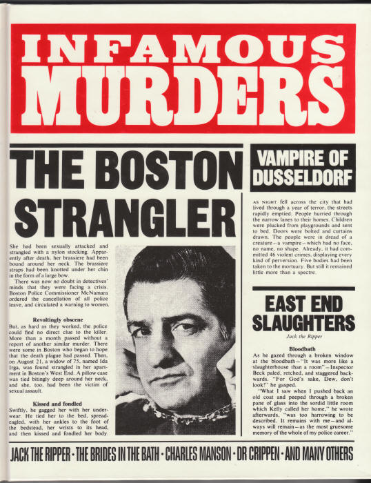 Infamous Murders front cover