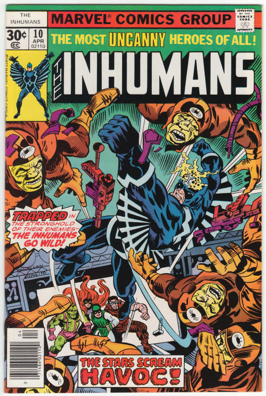 The Inhumans #10 front cover