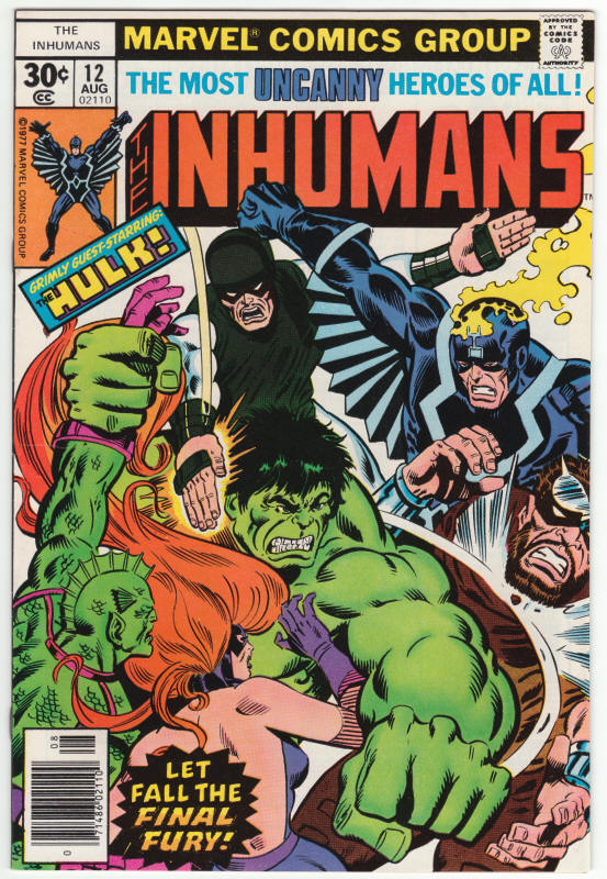 The Inhumans #12 front cover
