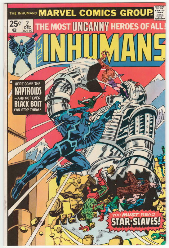 The Inhumans #2 front cover
