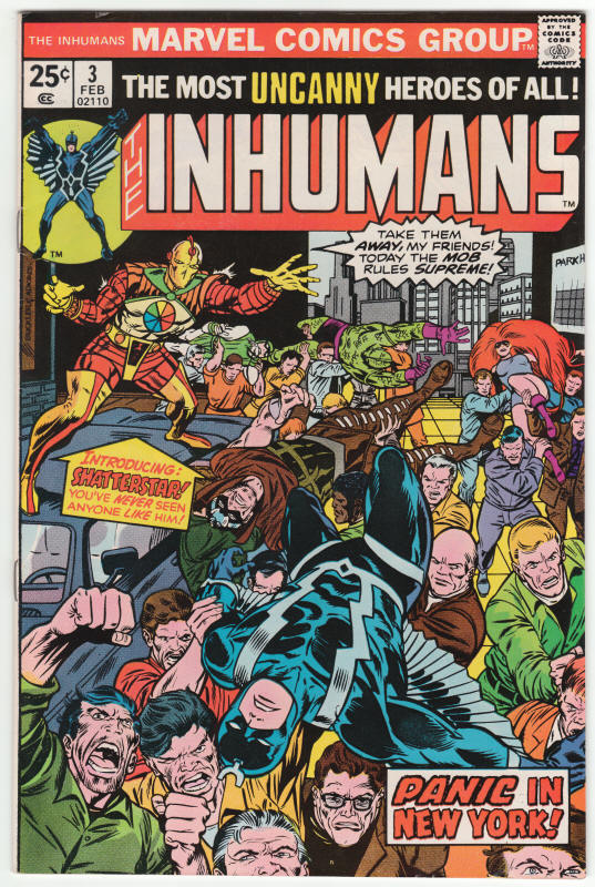 The Inhumans #3 front cover