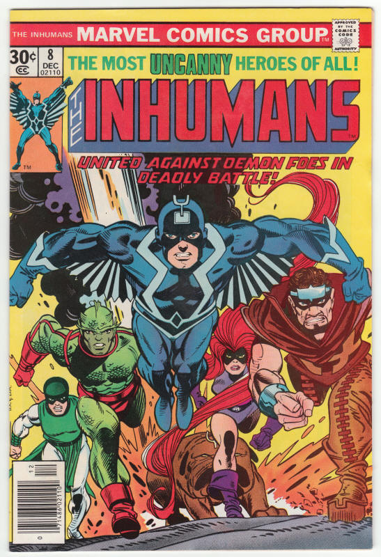 The Inhumans #8 front cover