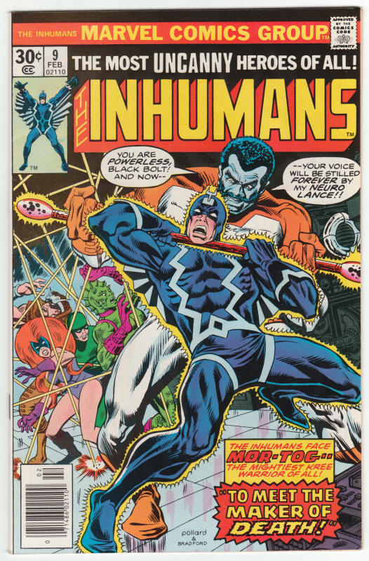 The Inhumans #9 front cover