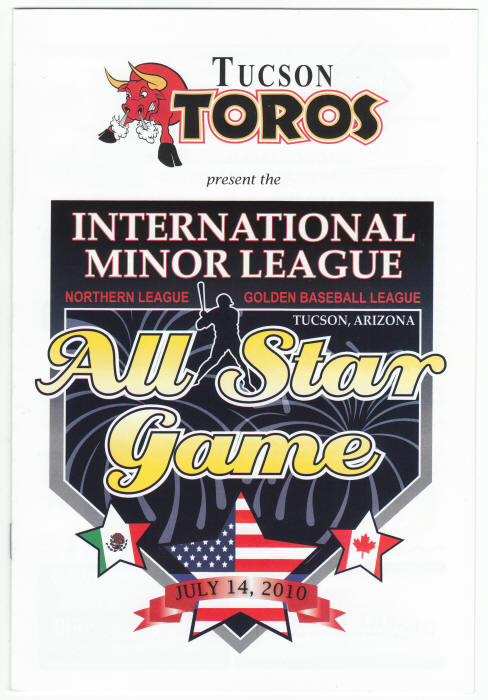 2010 International Minor League All Star Game Program front