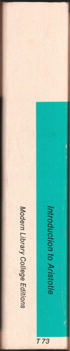 Introduction To Aristotle spine