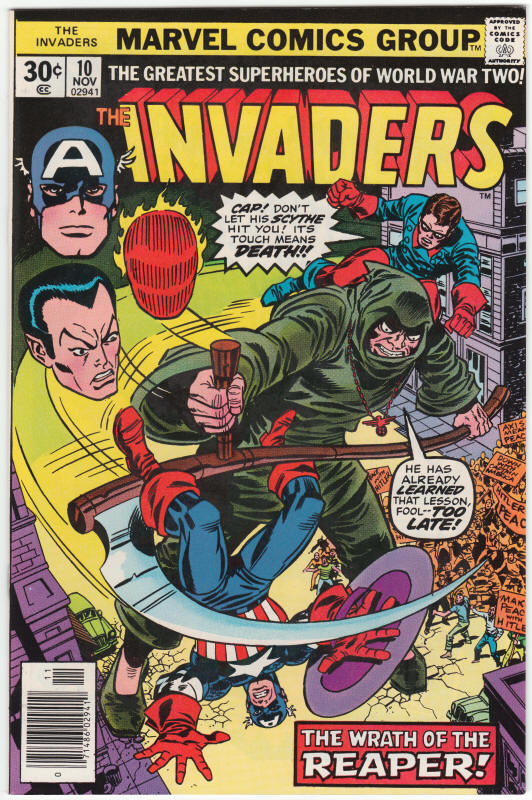 The Invaders #10 front cover
