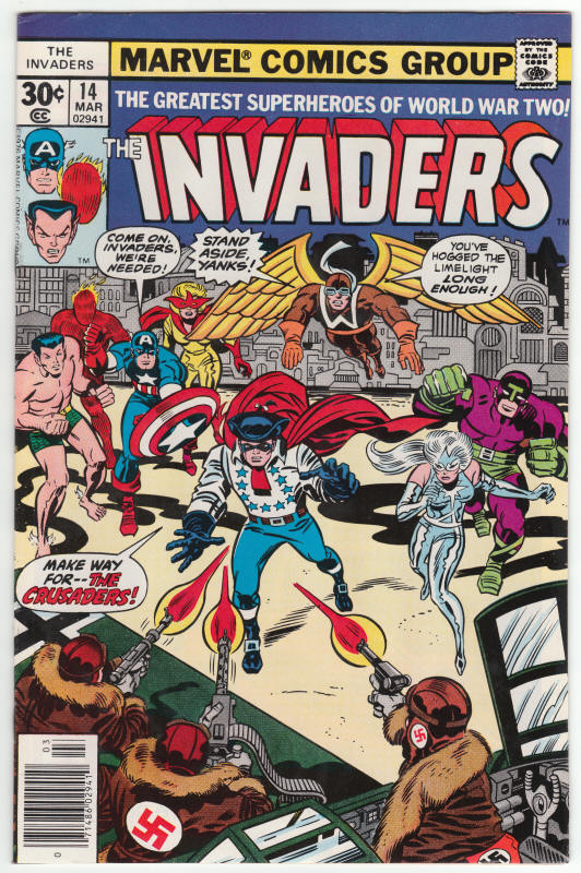 The Invaders #14 front cover