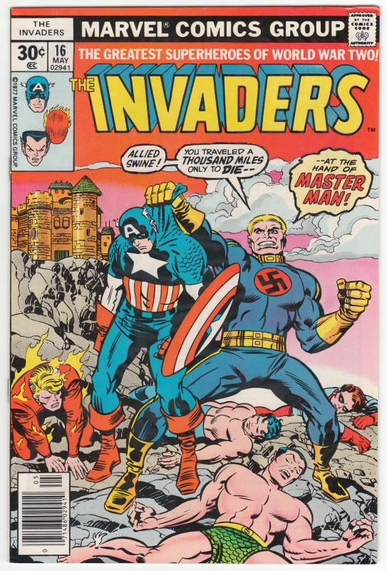 The Invaders #16 front cover