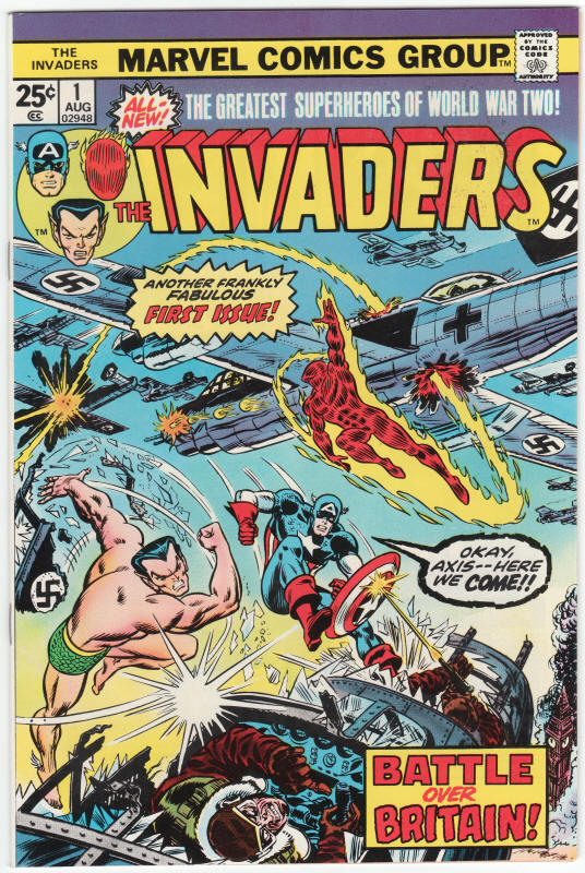 The Invaders #1 front cover