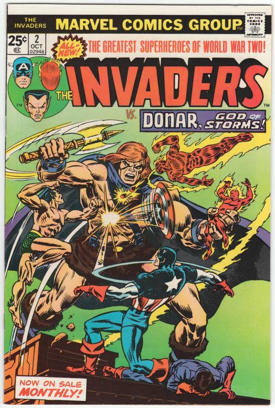 The Invaders #2 front cover