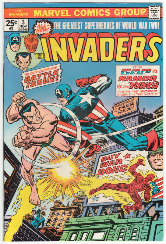 The Invaders #3 front cover