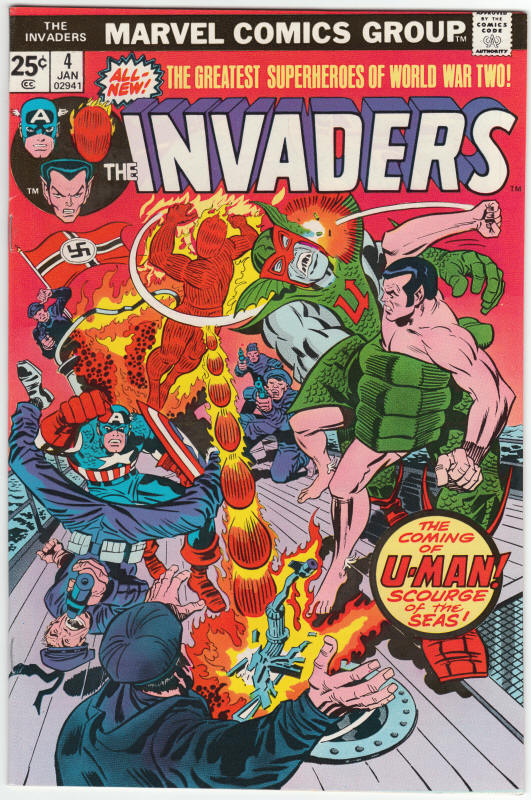 The Invaders #4 front cover