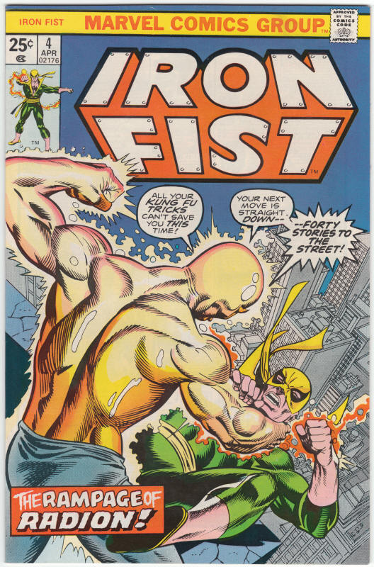 Iron Fist #4 front cover