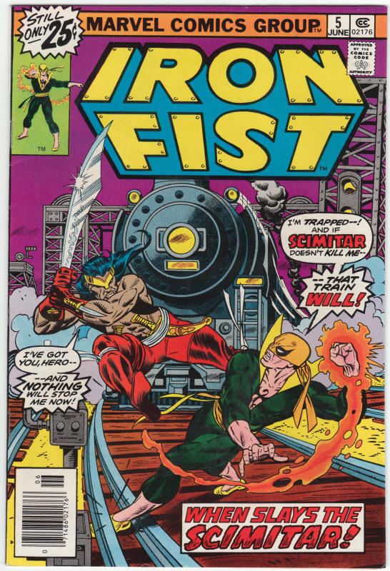 Iron Fist #5 front cover
