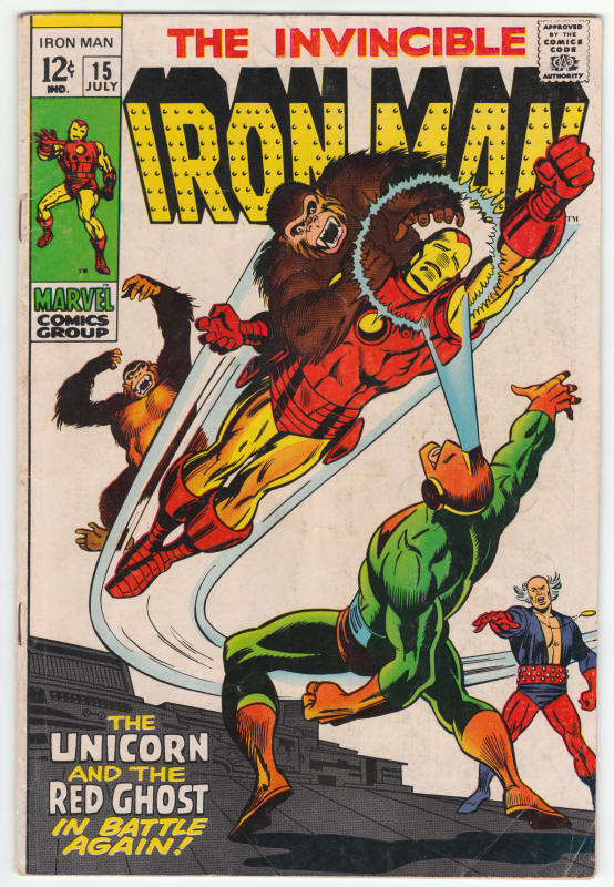 Iron Man #15 front cover