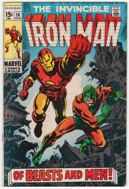 Iron Man #16 front cover