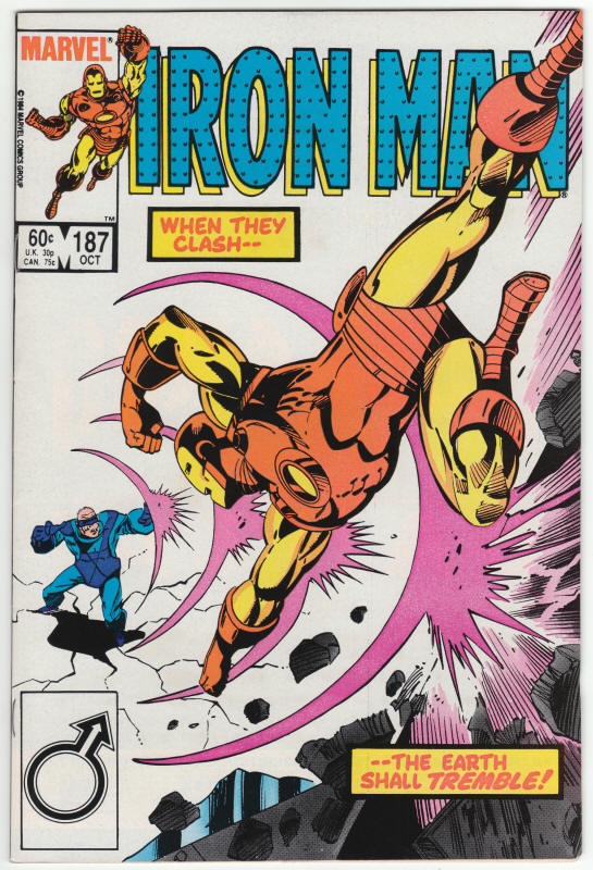 Iron Man #187 front cover