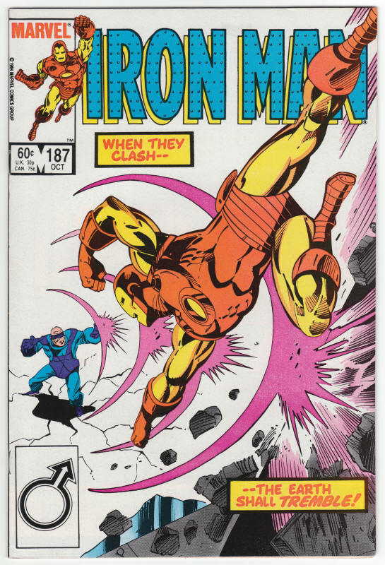 Iron Man #187 front cover