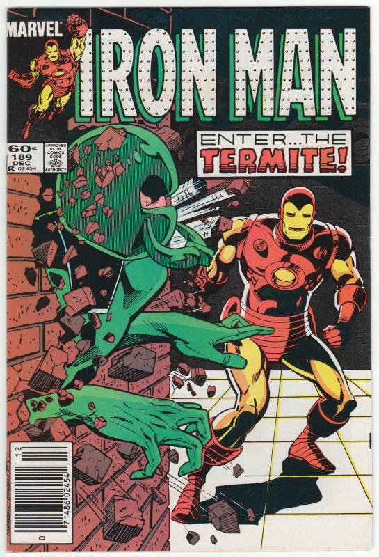 Iron Man #189 front cover